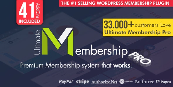 Ultimate Membership Pro WordPress 插件的使用截图[1]